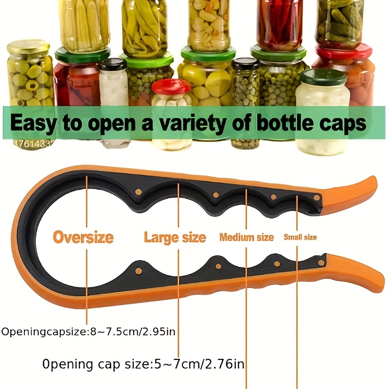 Jar Opener for Weak Hands, Easy Twist Jar Opener For Seniors with  Arthritis, 5 in 1 Multi Function Bottle Opener Lid Opener For Arthritic  Hands with