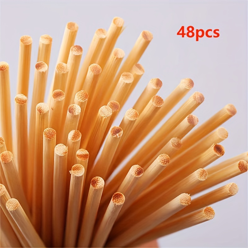 Buy Wholesale China Natural Bamboo Sticks 150 Pieces 13.8 Inch, Wooden Crafts  Sticks Stakes For Crafting Arts Project & Natural Bamboo Sticks at USD  16.59
