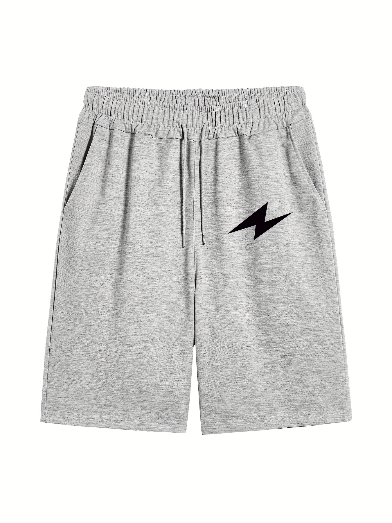 Lightning shorts masculinos casuais com cordão gráfico - Temu Portugal