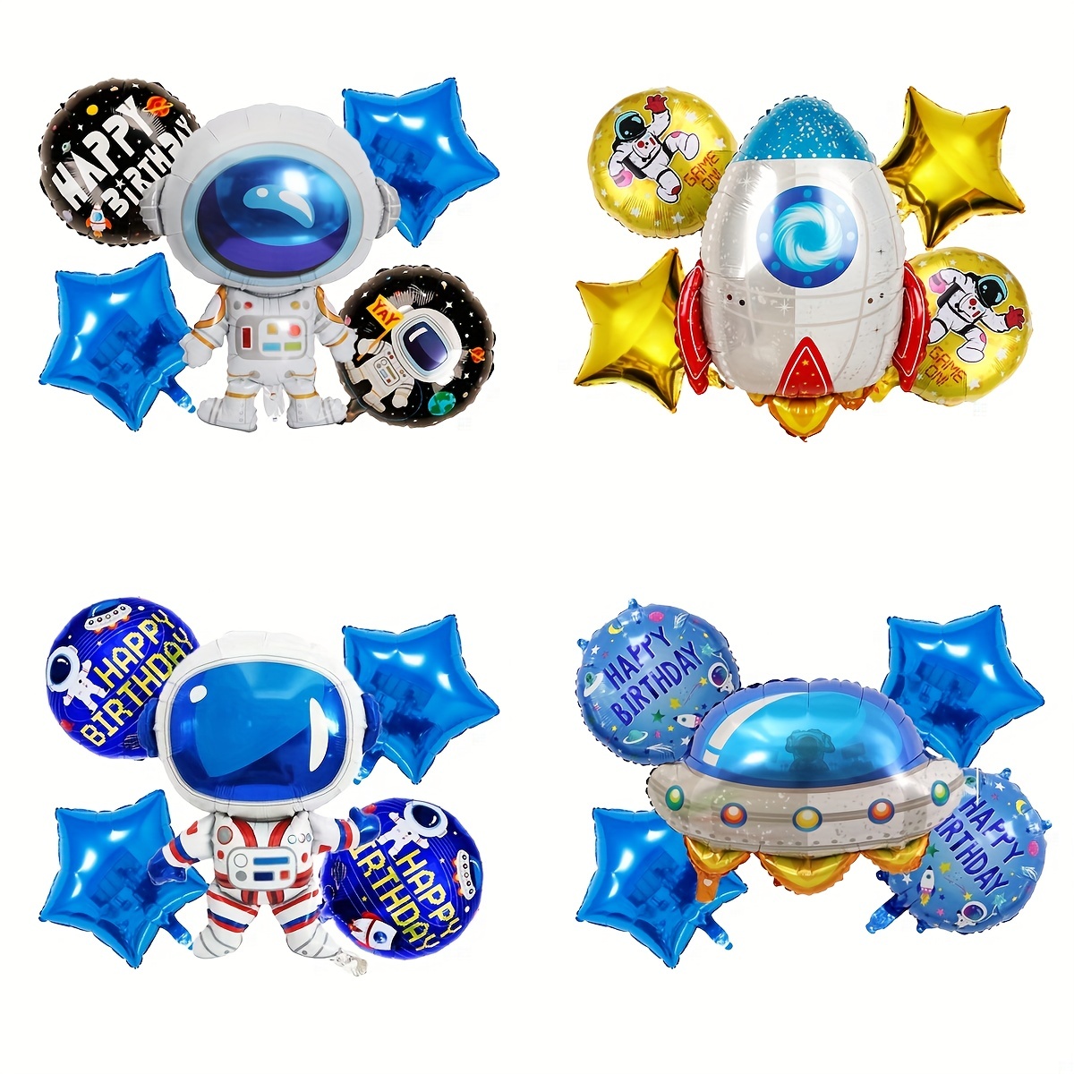 1pc 4D fusée hélium ballon espace extra-atmosphérique ballons, enfants  jouets bébé douche fête d'anniversaire décorations fournisseurs - Temu  Belgium