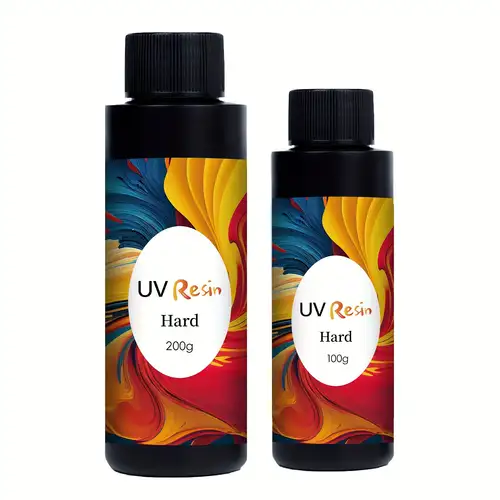 UV Resin - 100g Crystal Clear Hard Type Glue Ultraviolet Curing Epoxy Resin for DIY Jewelry Making, Craft Decoration, Transparent Solar Cure