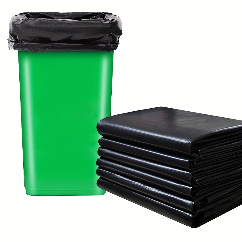 Large, Durable Black Trash Can Liners - Perfect For Commercial