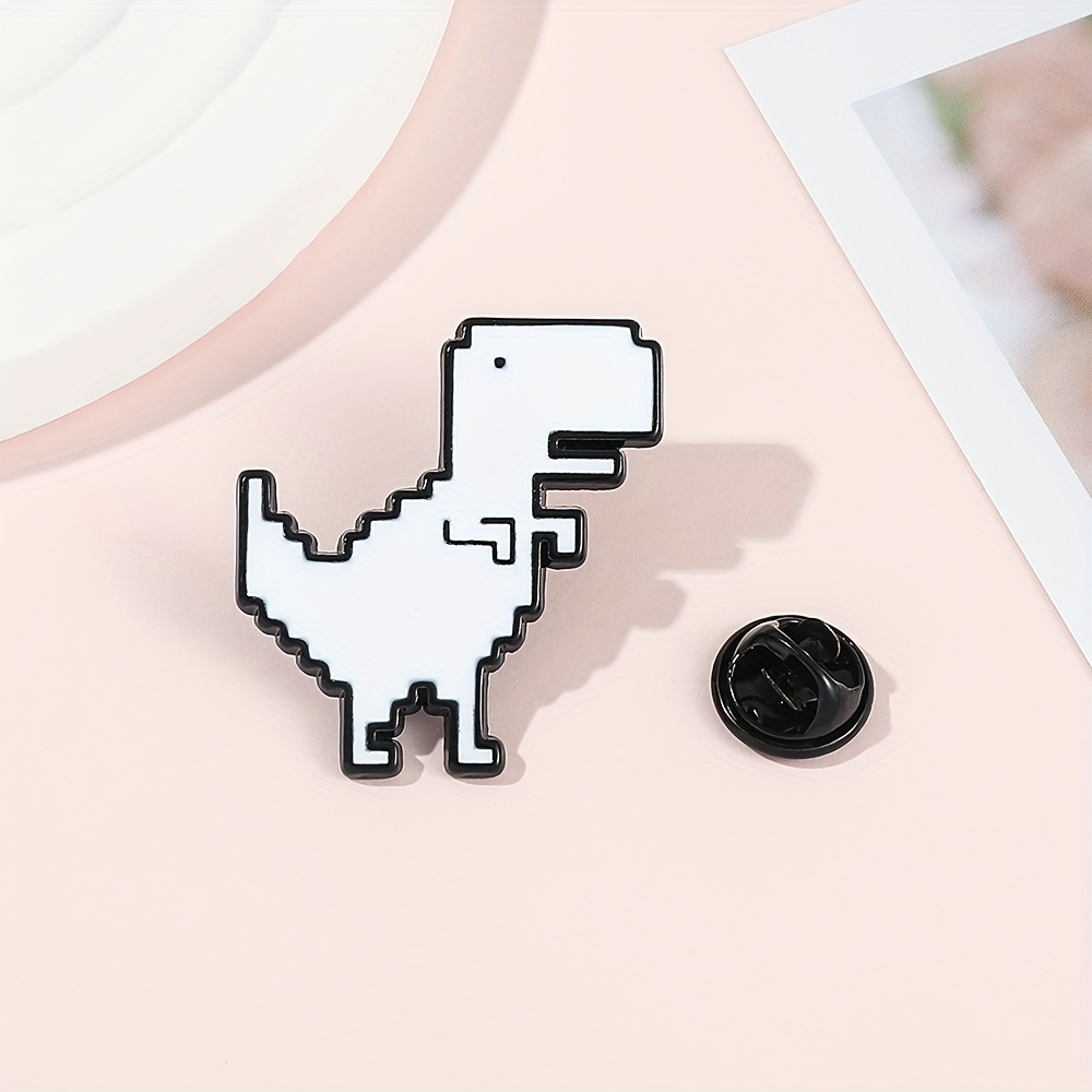 Chrome Dino Enamel Pin