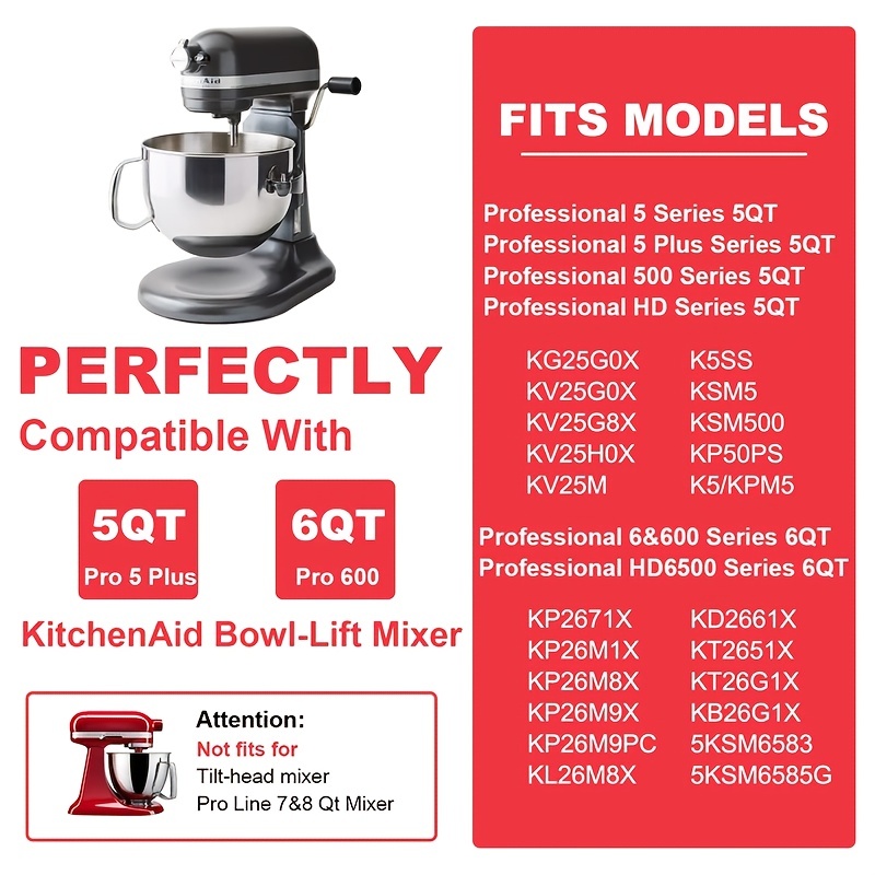 Kitchenaid Pro 600 Lift Stand Mixer no Bowl or Attachments 