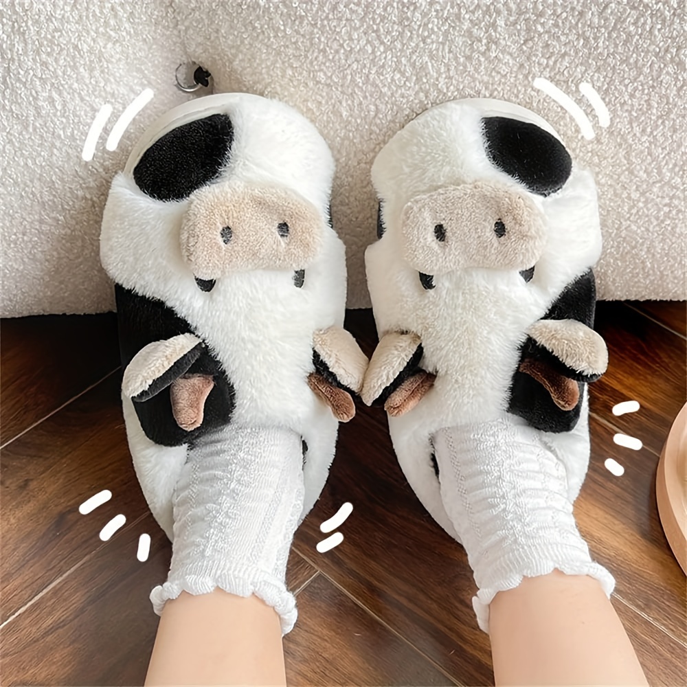 Otter Plush Slippers- Cutest Fluffy House Slippers Cozy - Med