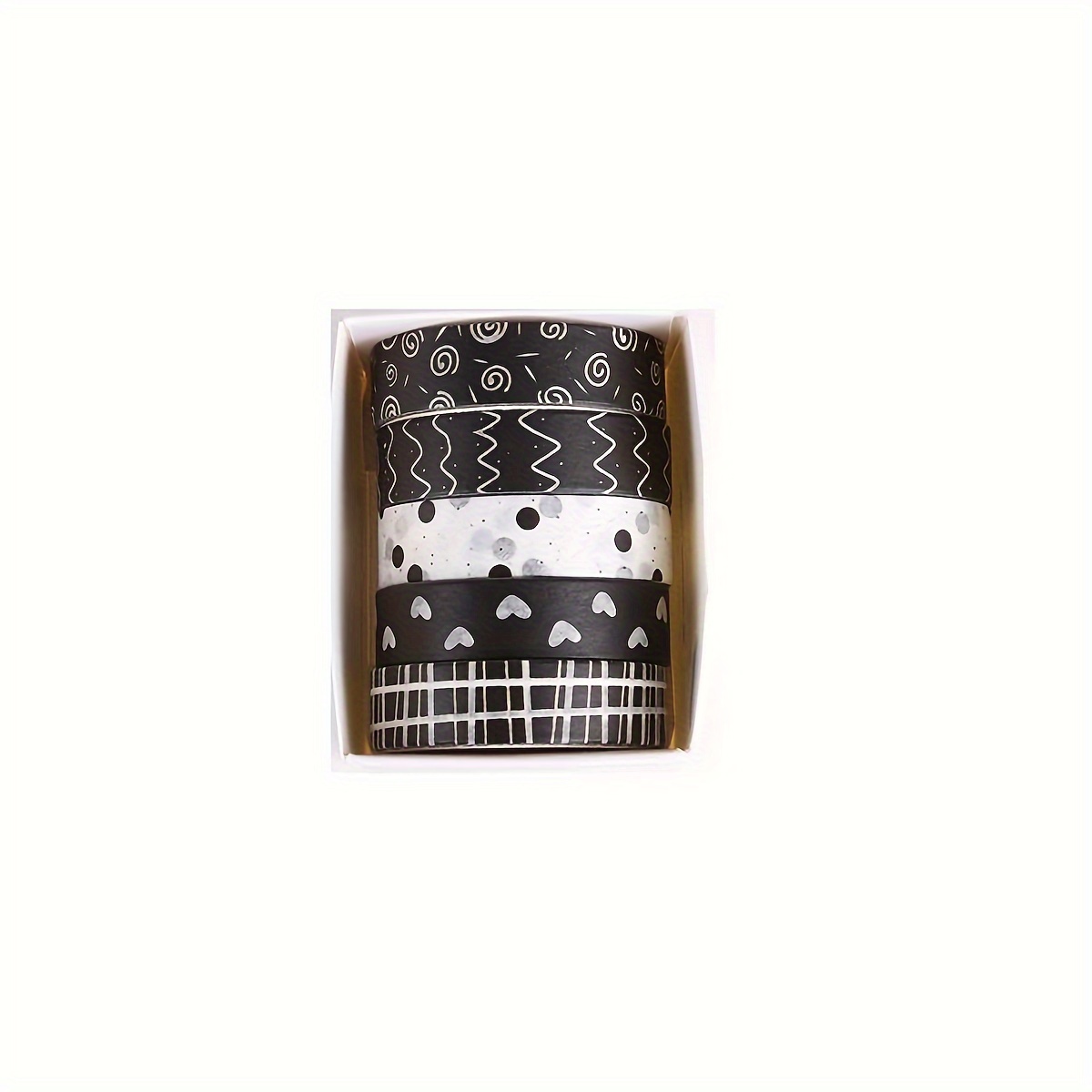5 Rolls Of Hand Account And Paper Tape Material Decorative Stickers Border Decorative Tape