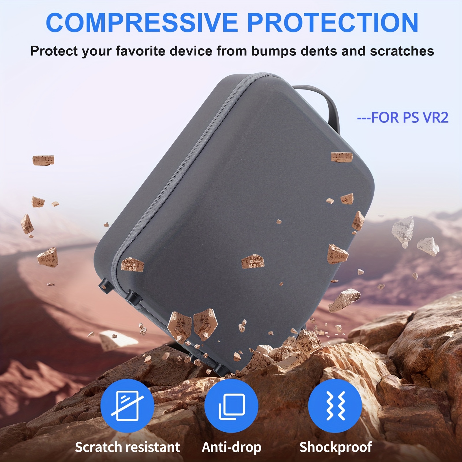 Carrying Case Storage Bag Box For PlayStation PS VR2 for PS5