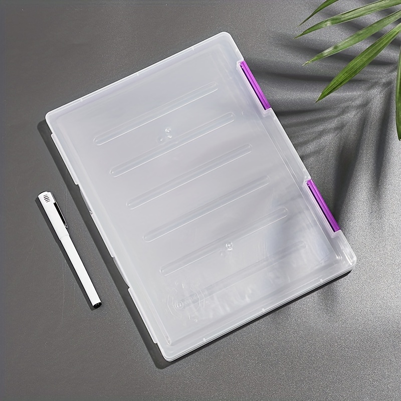 A4 File Box Waterproof Document Folder Writing Pad Test Paper Box Case