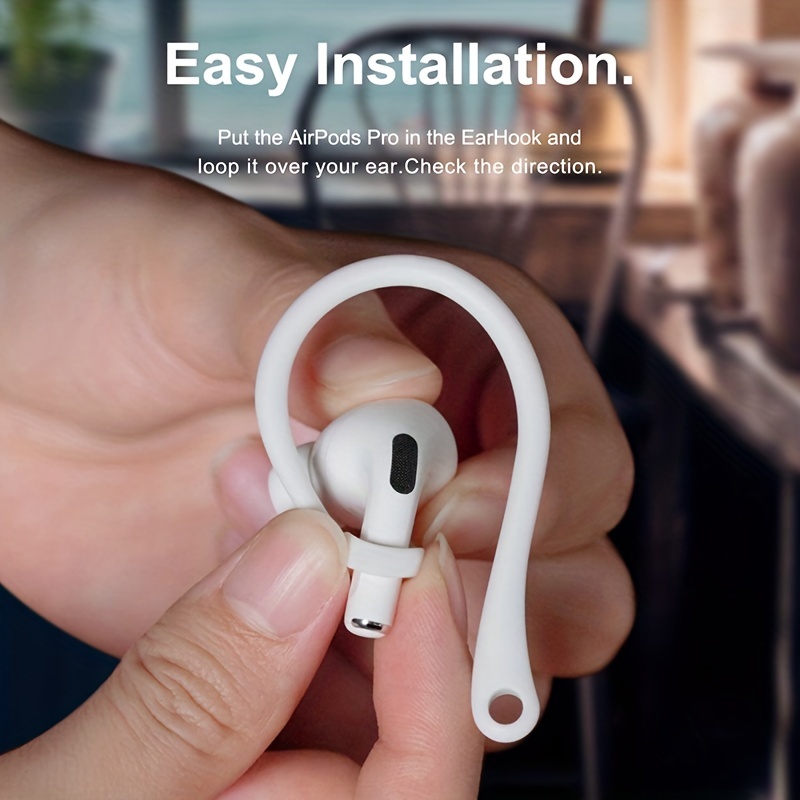 Ecouteurs Apple Airpods 1/2 en silicone, housse de protection, coussinets  anti perte, support de bruit pour iphone, accessoires