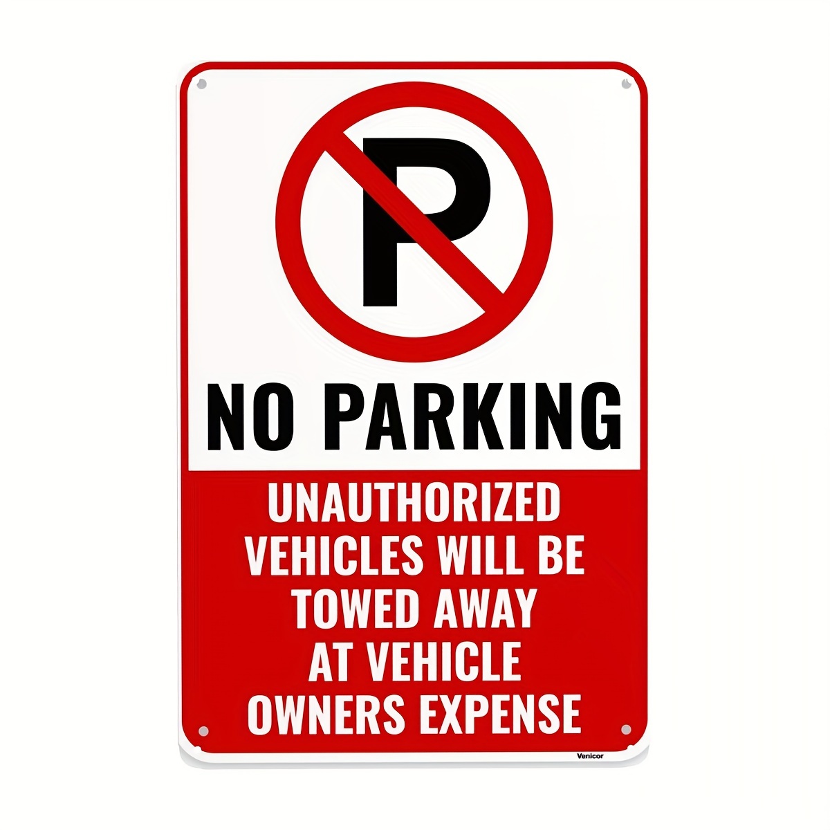 駐車禁止標識 1 個 牽引されます 不正駐車禁止 牽引ゾーン メタルサイン 8x12 インチ - Temu Japan