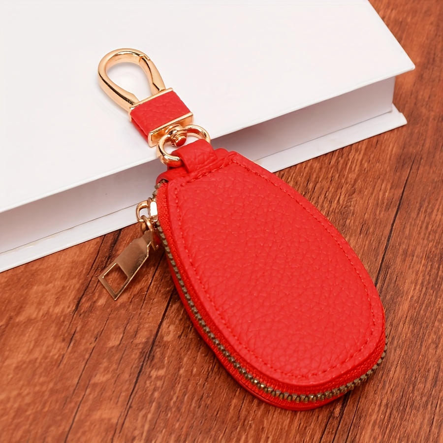 Mini Leather Key Holder Minimalist Keychain Case Wallet Key Storage Case  Key Protector, Discounts For Everyone
