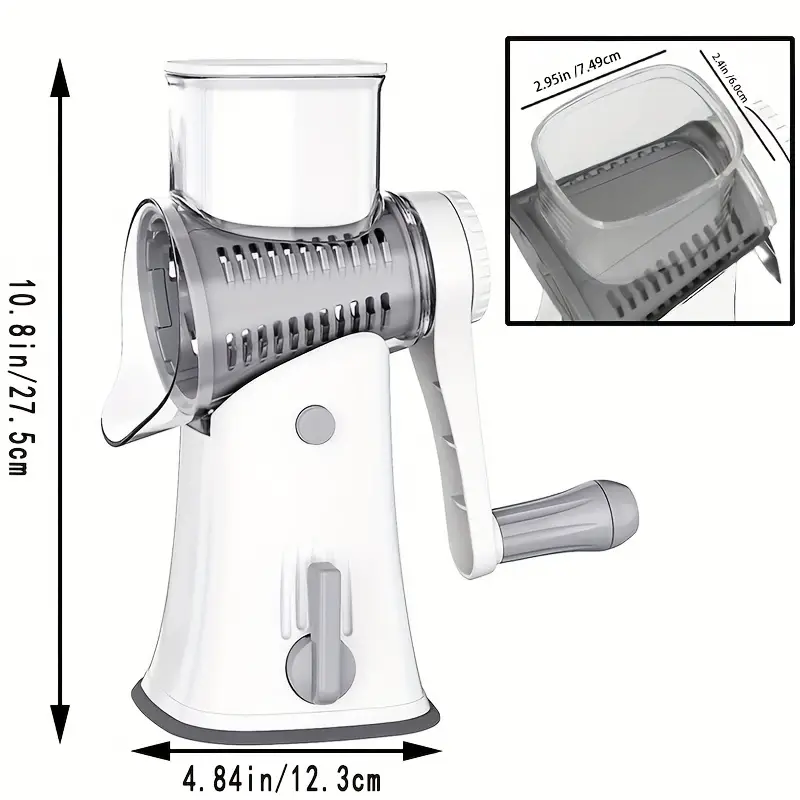5in1 Rotary Cheese Grater Cheese Shredder Fruit Grater - Temu Austria