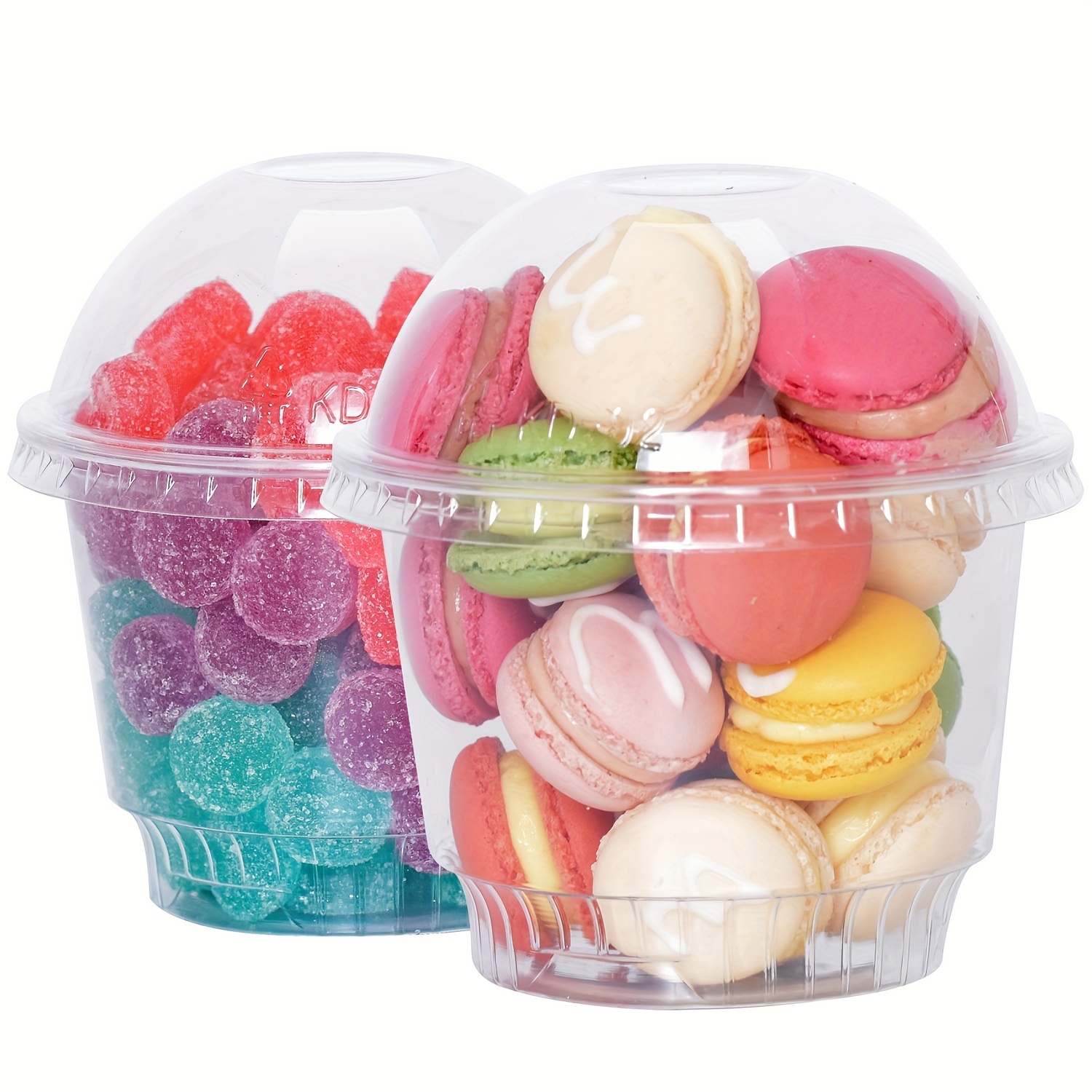 Leak Proof Plastic Condiment Souffle Containers With Attached Lids -  Portion Cups With Hinged Lid Perfect For Sauces, Samples, Slime, Jelly  Shot, Food Storage & More For Restaurants/bakery/cafe - Temu