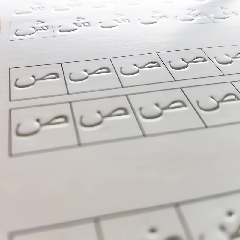 Reusable Magic Copy Books Writing Groove Arabic Alphabet - Temu
