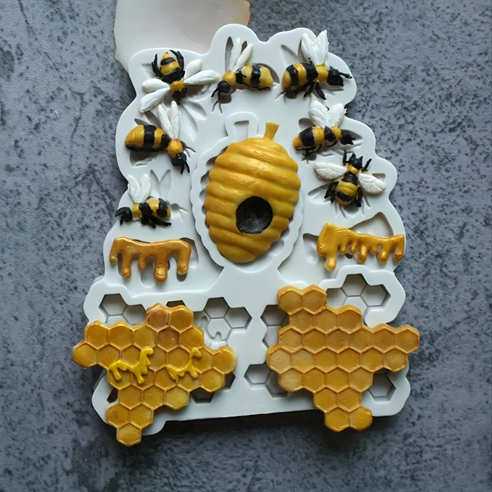 Bee And Honeycomb Texture Cake Boarder Mold Silicone Beehive Chocolate  Fondant Mold - Buy Bee And Honeycomb Texture Cake Boarder Mold Silicone  Beehive Chocolate Fondant Mold Product on