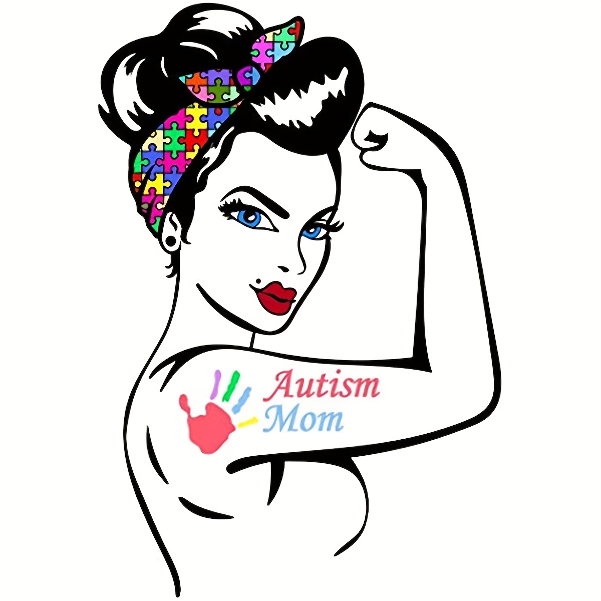 Adulte Avec Autocollant De Décalcomanie De Camion De Voiture De  Sensibilisation À L'autisme - Temu France
