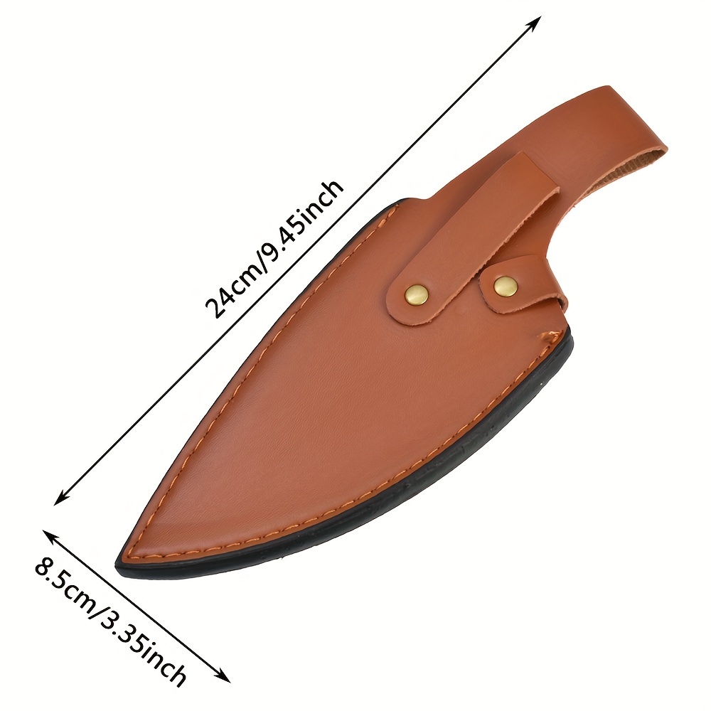  Belt Knife Sheath, Knife Holster for 5 inch Blade Knife,  Horizontal Knife Sheath for Belt EDC Knife Holster Belt, Compact Draw Knife  Holster,Darkbrown : Tools & Home Improvement