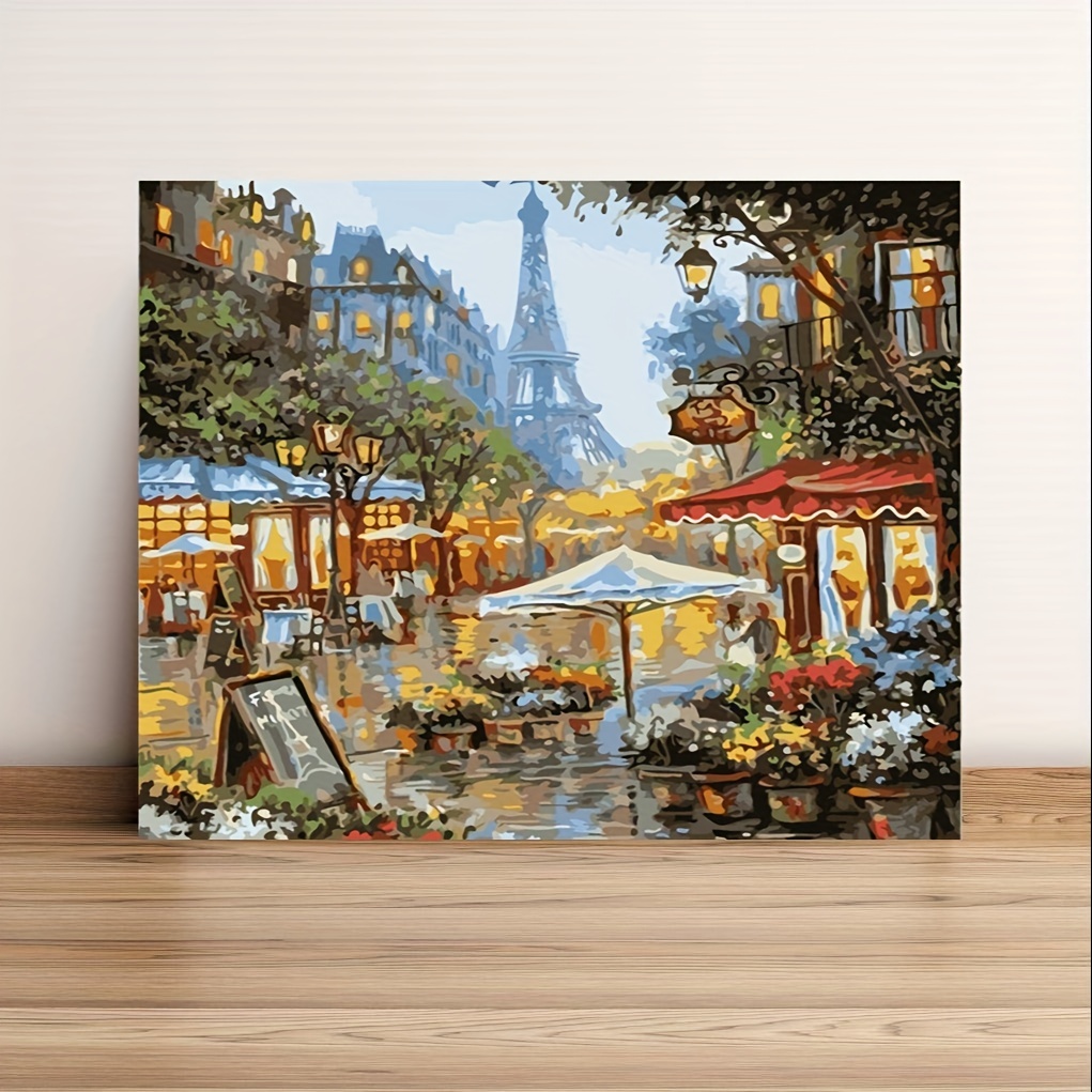 Tableaux sur toile France, monuments de Paris, rétro valise, Voyage