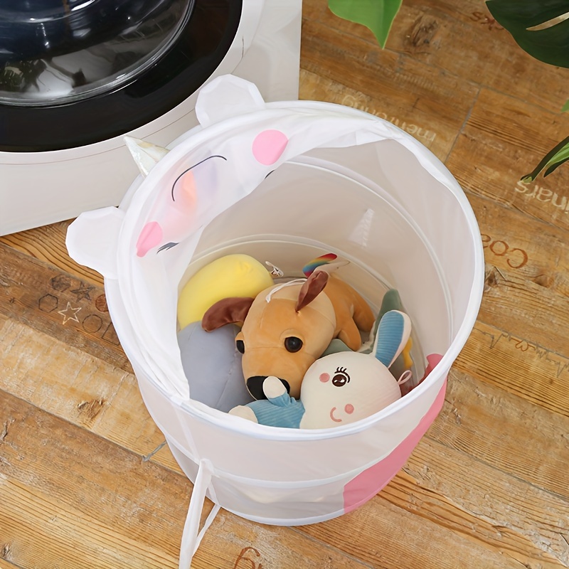 Large Folding Laundry Basket Dirty Clothes Kids Toys Storage