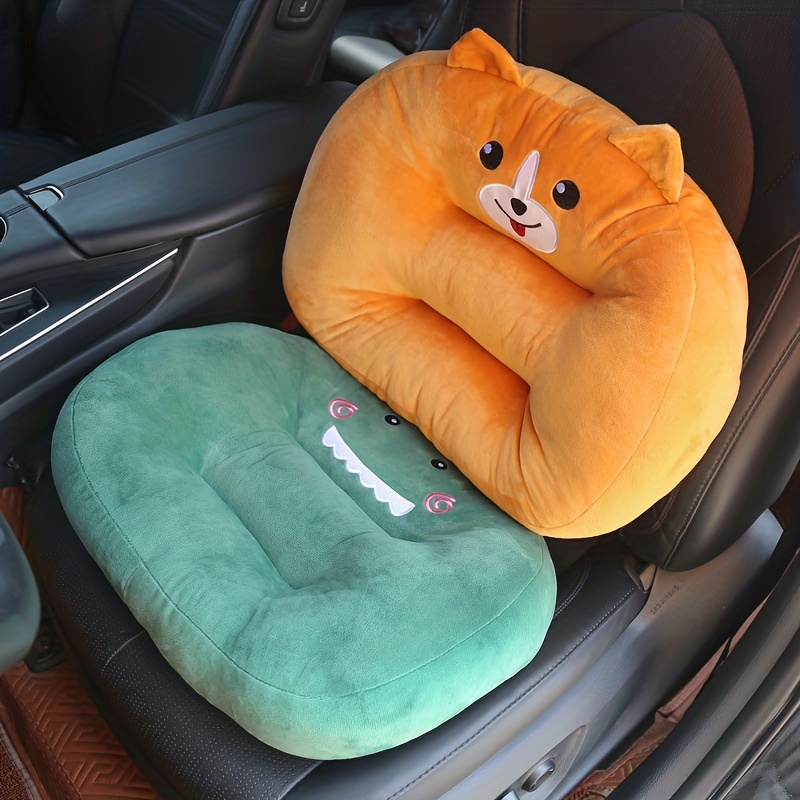 4.72 Inches Thick Cartoon Car Seat Cushion, Office Chair Pad, Driving Test  & Learning Practice Pad, Suitable For Driving Exam And Learning