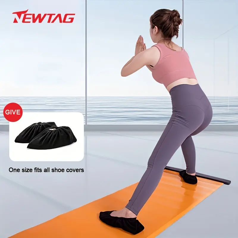 Thicken Fitness Sliding Mat Sliding Mat With Storage Bag And