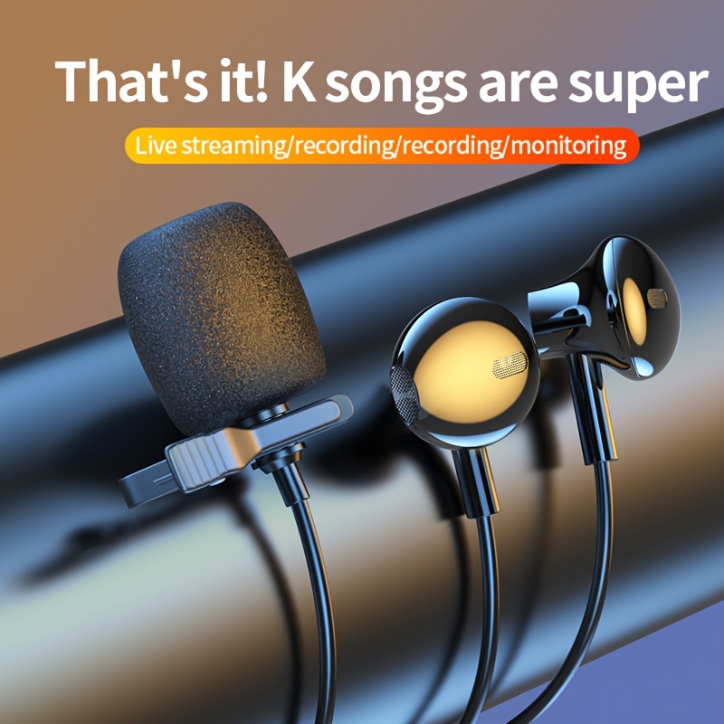 XTUGA – Microphone à condensateur avec prise Jack 3.5mm, Plug and Play,  avec Mini trépied, enregistrement