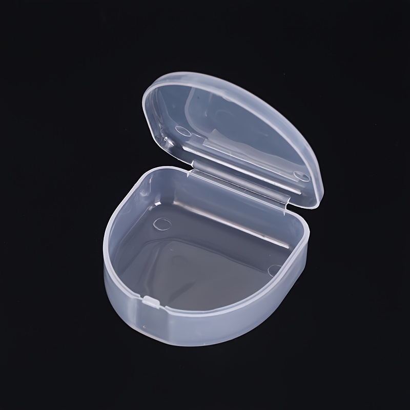 Round Retainer Box Mirror Portable Dental Storage Box - Temu