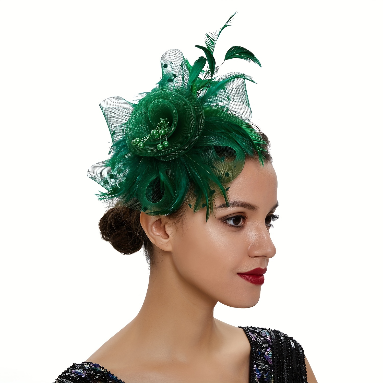 Fascinators Hat Accessories Hat Yarn for Cheongsam Show Party Banquet