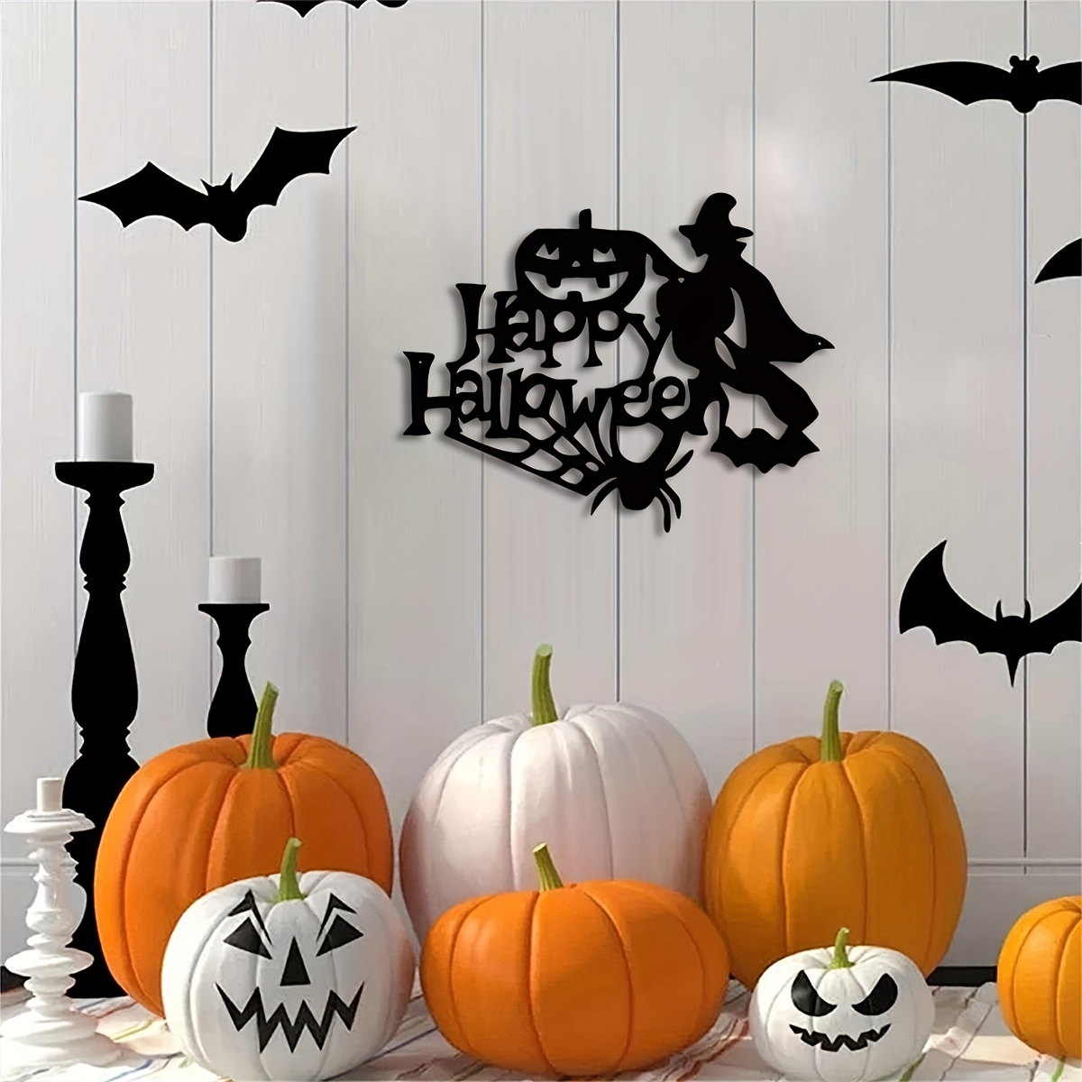 Halloween Theme Decor,witch Wall Art Decorations, Indoor ...