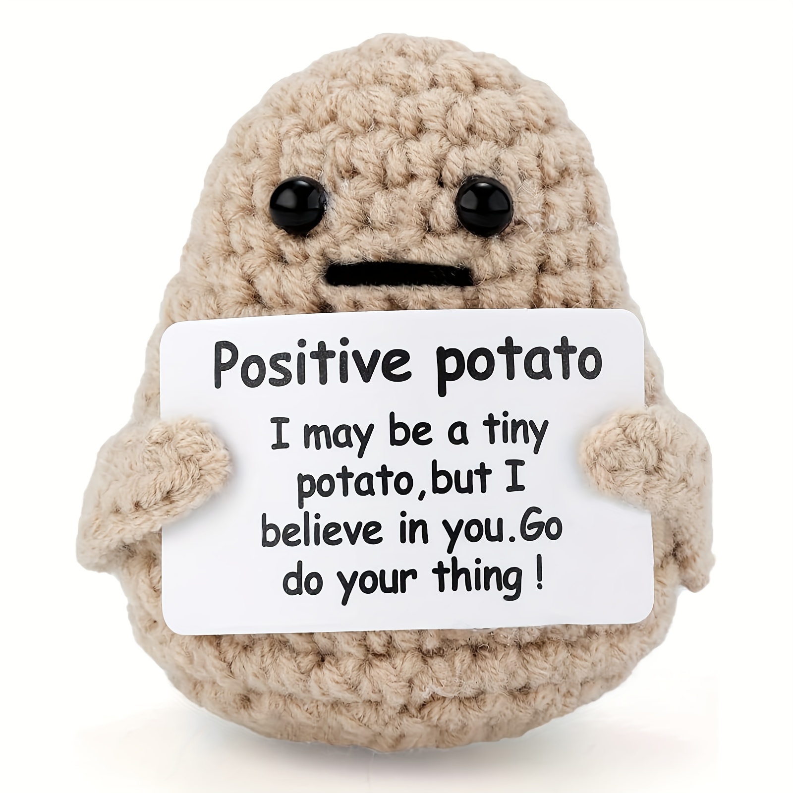 1 pc Patate positive amusante poupée tricotée amusante - Temu Canada