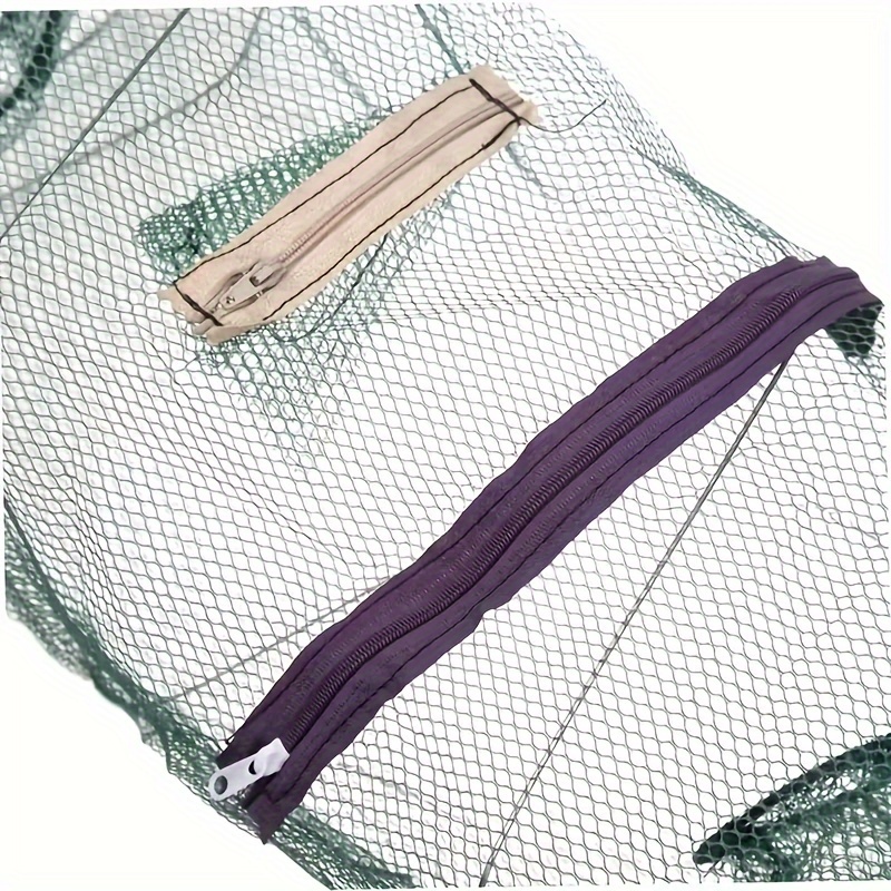 Elastic Fishing Net Fish Protection Net Bag Crab Hoop Net Cast Net Rubber  Fishing Net Fish Bag Crawfish Crab Net Minnow Traps for Fishing Net Alloy