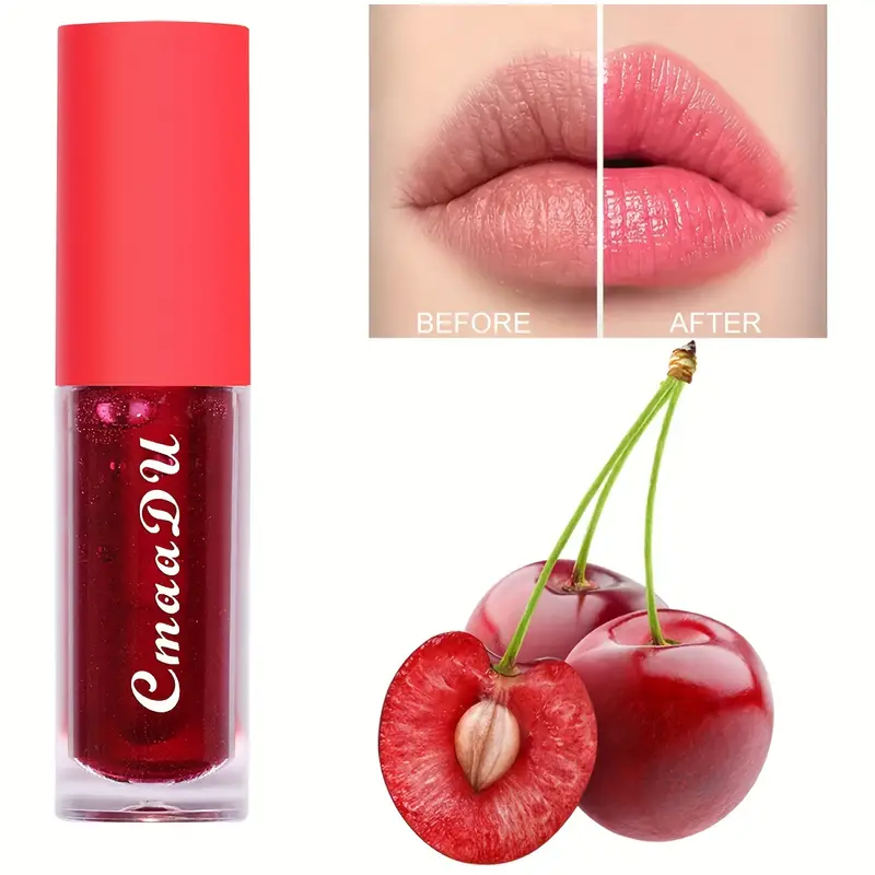 fruit flavored color changing lip glaze moisturizing hydrating daily natural lip makeup lip oil waterproof nourishing treatment details 0