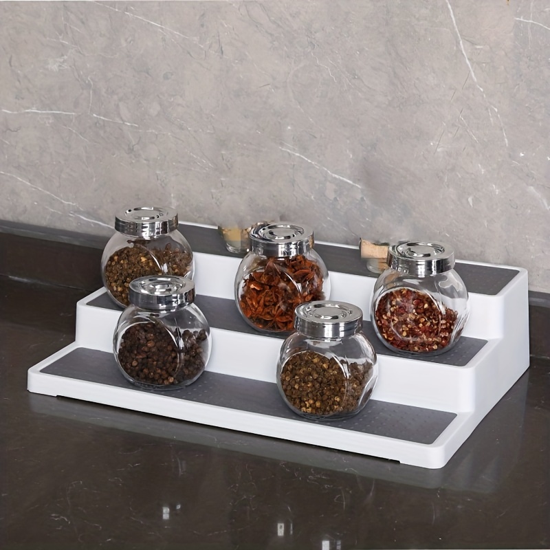 Pp 3 Tier Spice Rack Countertop Spice Storage Holder Temu