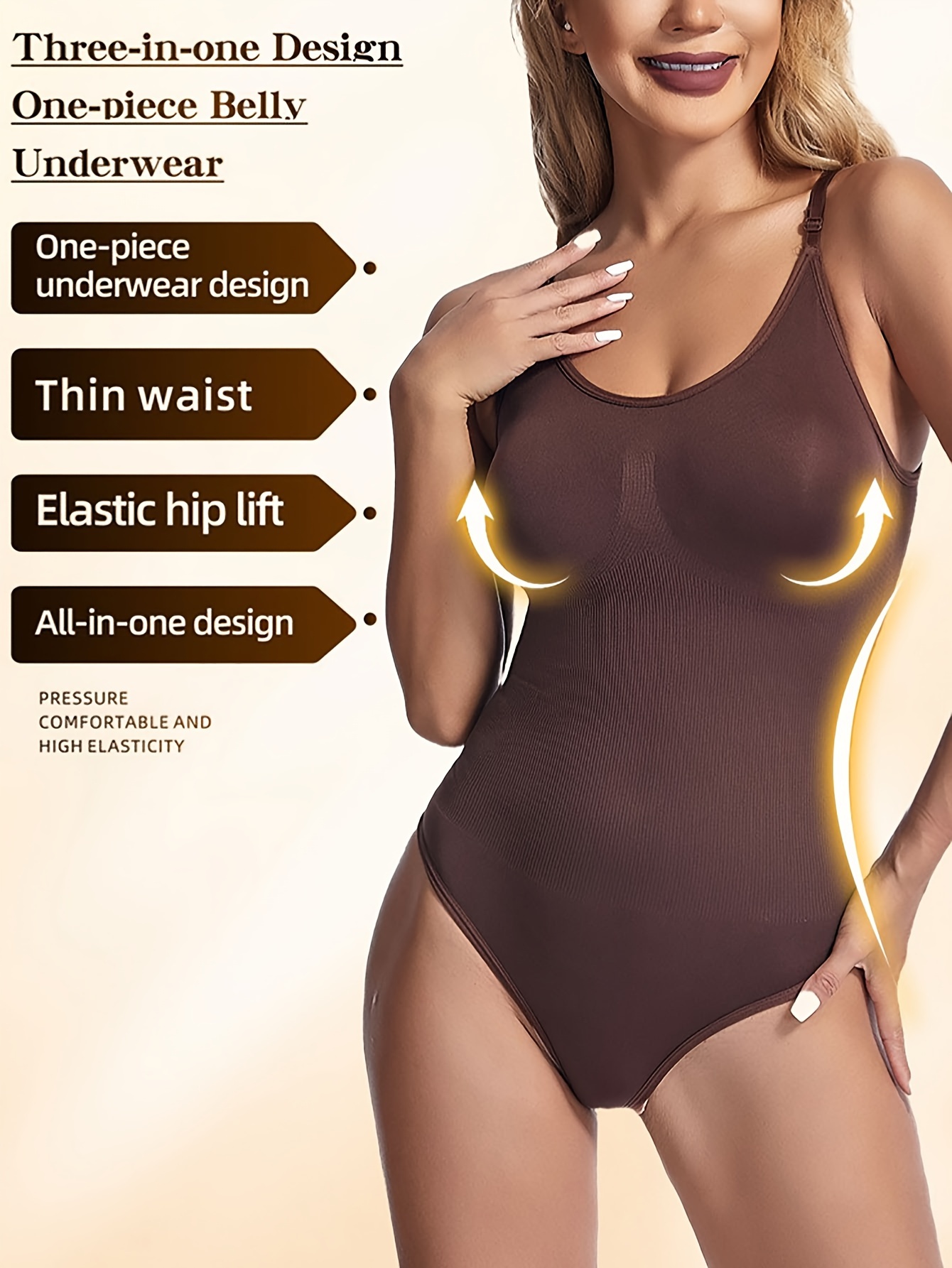 Shop Generic Women Shapewear Bodysuit Waist Trainer Vest Full Body Shaper Tummy  Control Bodysuits Slimming Underwear Sexy V Neck Tank Tops Online