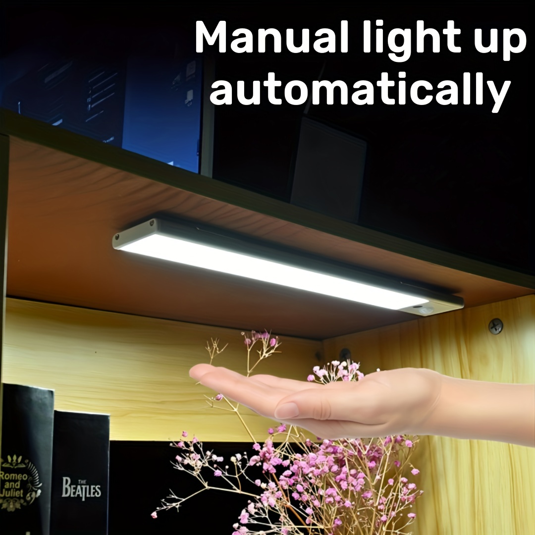 1 Luz Led Sensor Movimiento Armario Luz Armario Inalámbrica - Temu