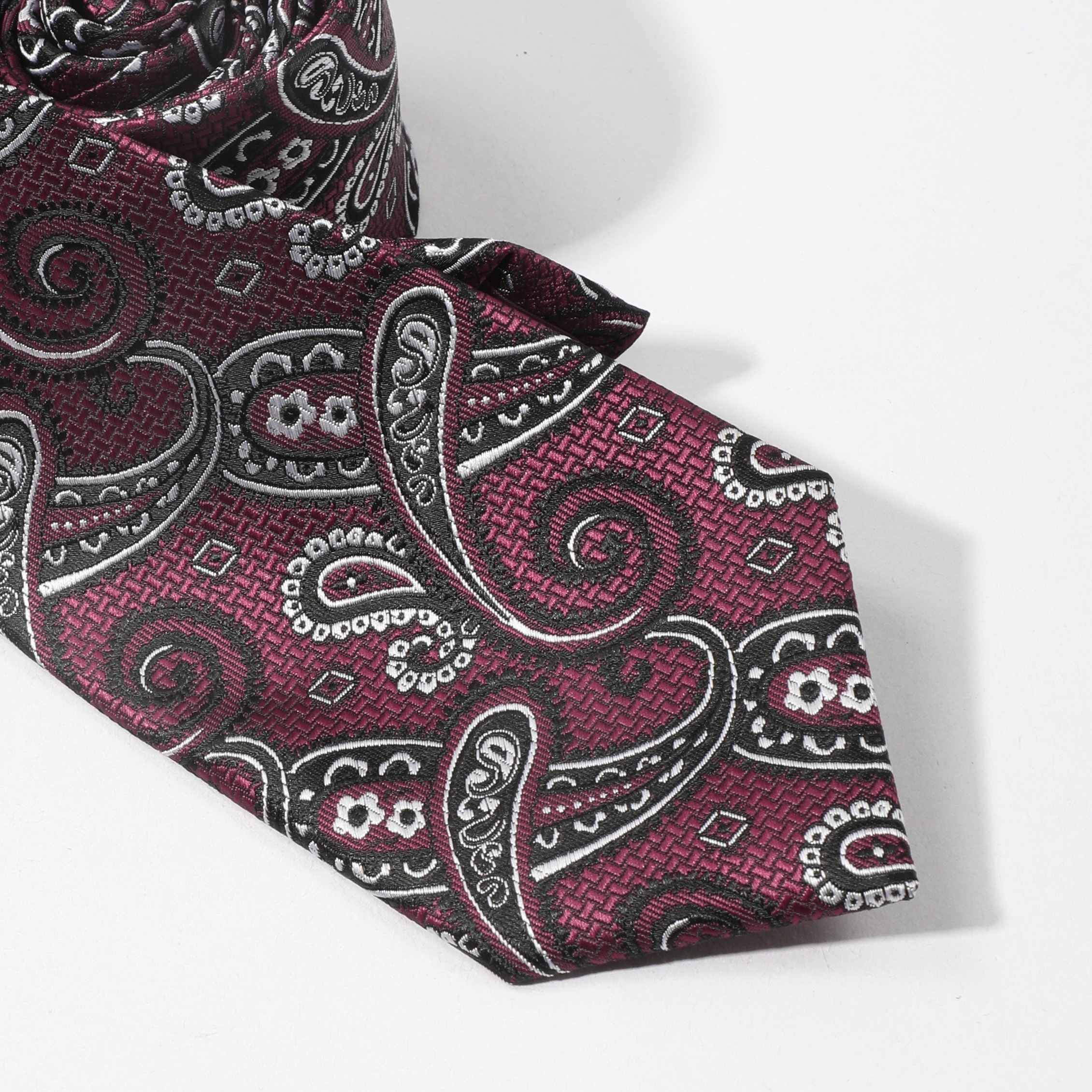 Men's Paisley Necktie Business Wedding Party Tie Great Gift