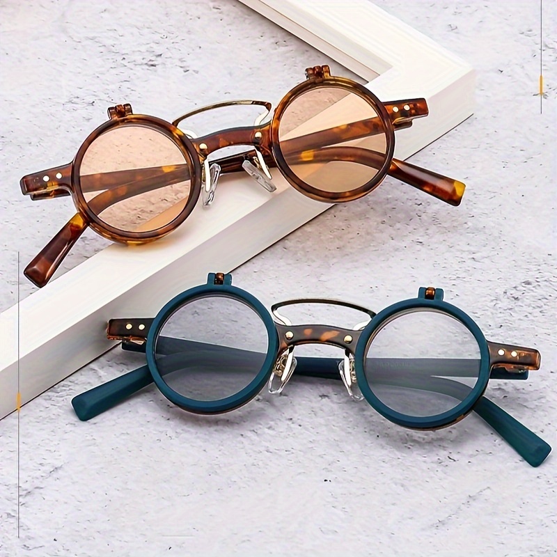 1pza- Gafas Estilo Steampunk Hombres, Lentes Sol Redondos Montura Aviador  Estilo Retro Parabrisas - Joyería Accesorios - Temu Mexico