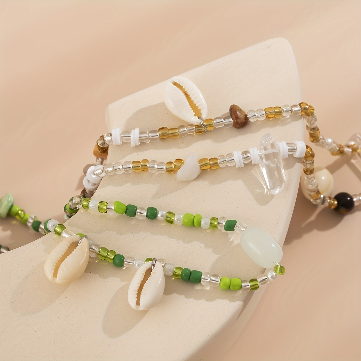 Bohemian Shell Beads Chain Double layer Waist Chain Women - Temu