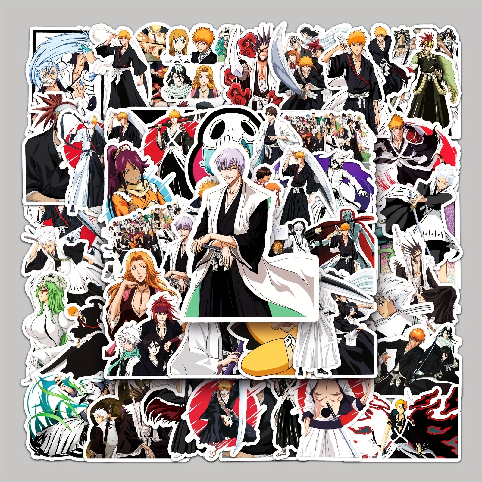 100pcs Cool Bleach Stickers for Water Bottles, Anime Ichigo Waterproof  Decals for Teens Boys Laptop Car Phone Scrapbook Skateboard Bike Luggage  Helmet Bumper : : Computers