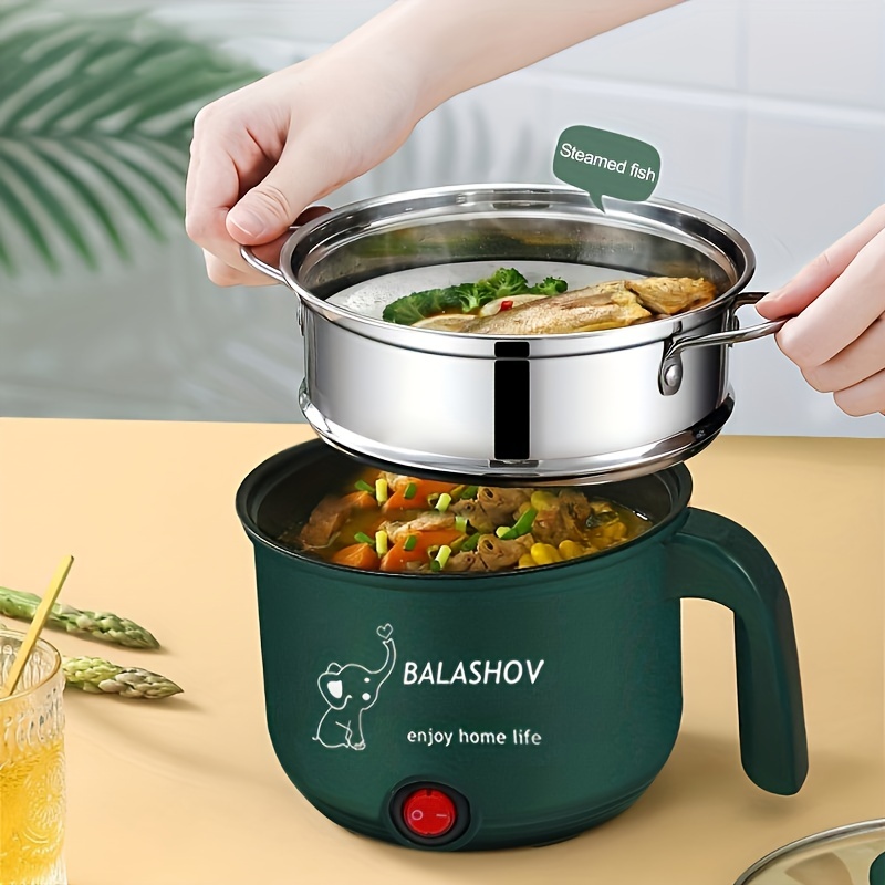 110V Mini Non-Stick Electric Rice Cooker with Steamer Double Layer Smart  Rice Cooker Electric Hot Pot