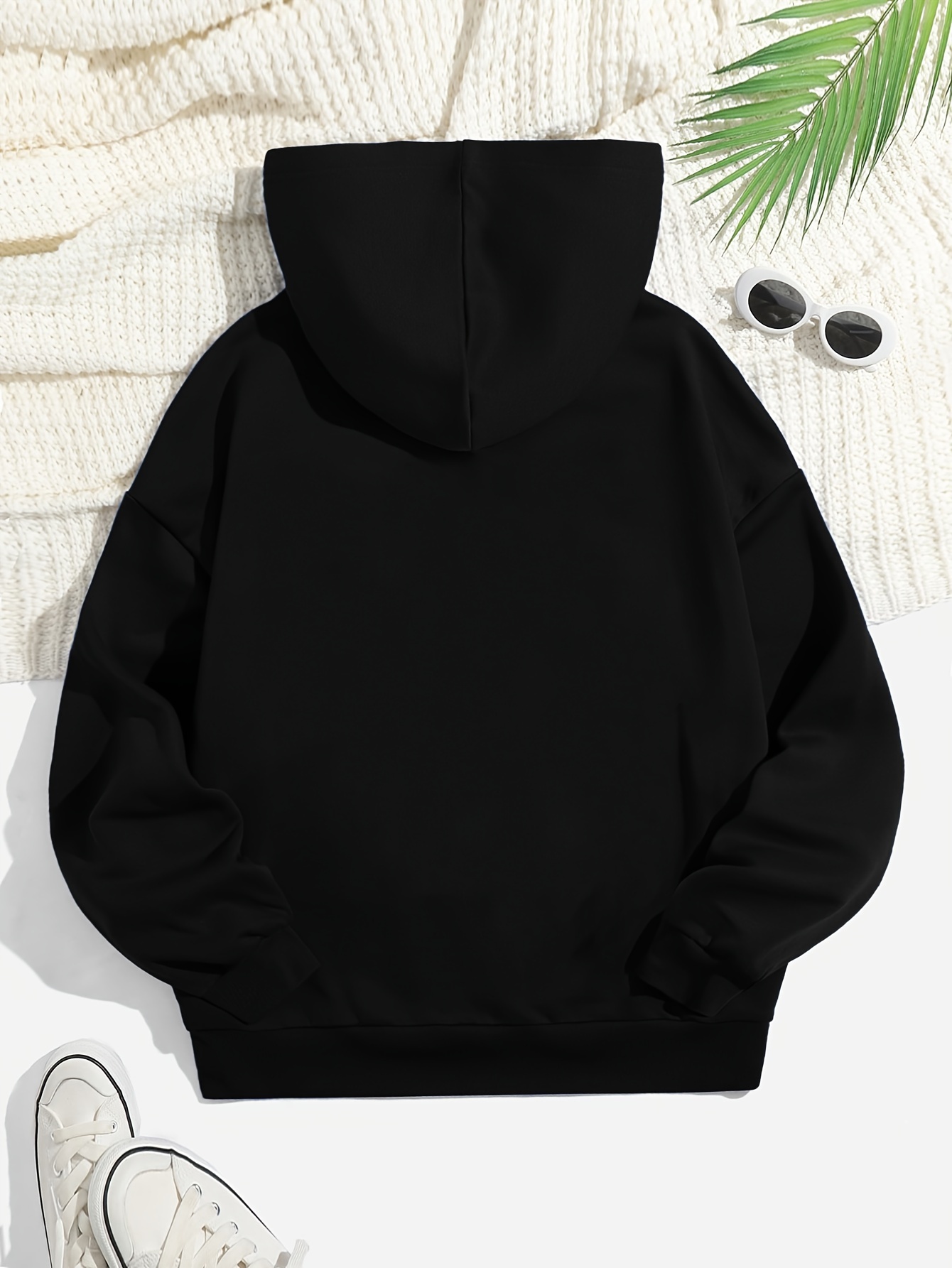 Jacenvly Womens Sweatshirts Graphic Clearance Long Sleeve Plain Hoodies for  Women Casual Fashion Comfort Warmth Plus Size Tops Drawstring Hoodie and  Kangaroo Pocket Pullover 