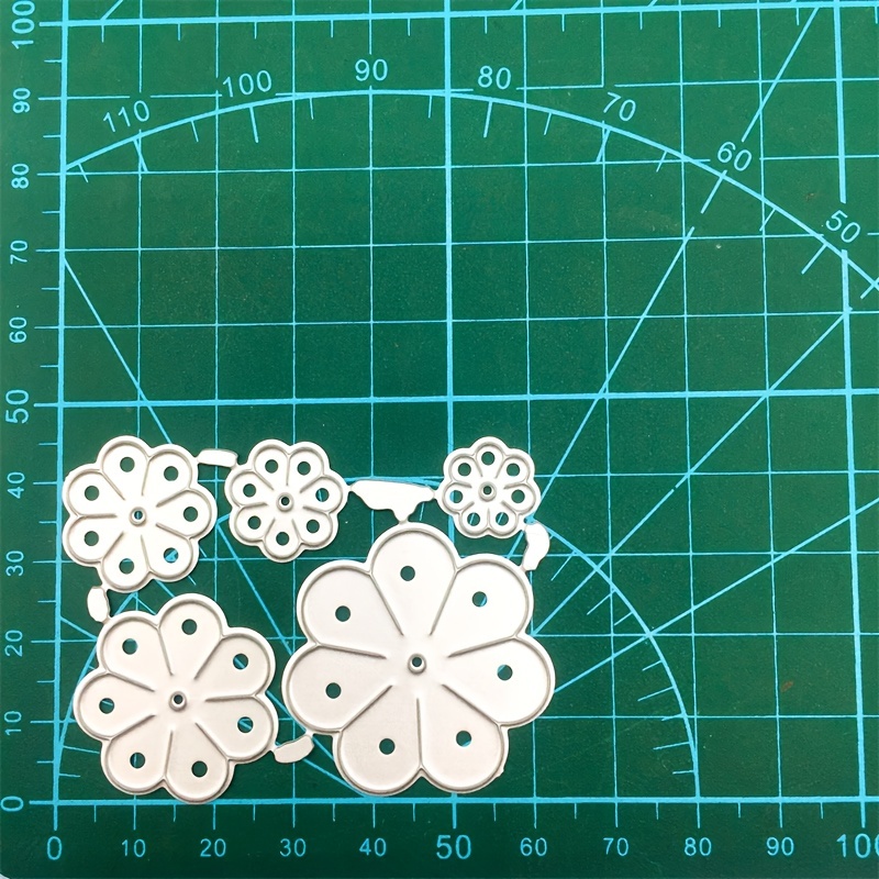 Suitable For Diy Mini 5pcs Flower Card Making Metal Embodying Die Cutting Carbon Steel Cutting Mold