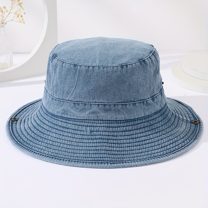 Men Women Fishing Hat Mesh Upf 50 Sun Hat Wide Brim Bucket Hat Safari Boonie  Hat Uv Protection Hiking Outdoor Beach Hunking Camping Hat, Shop On Temu  And start Saving