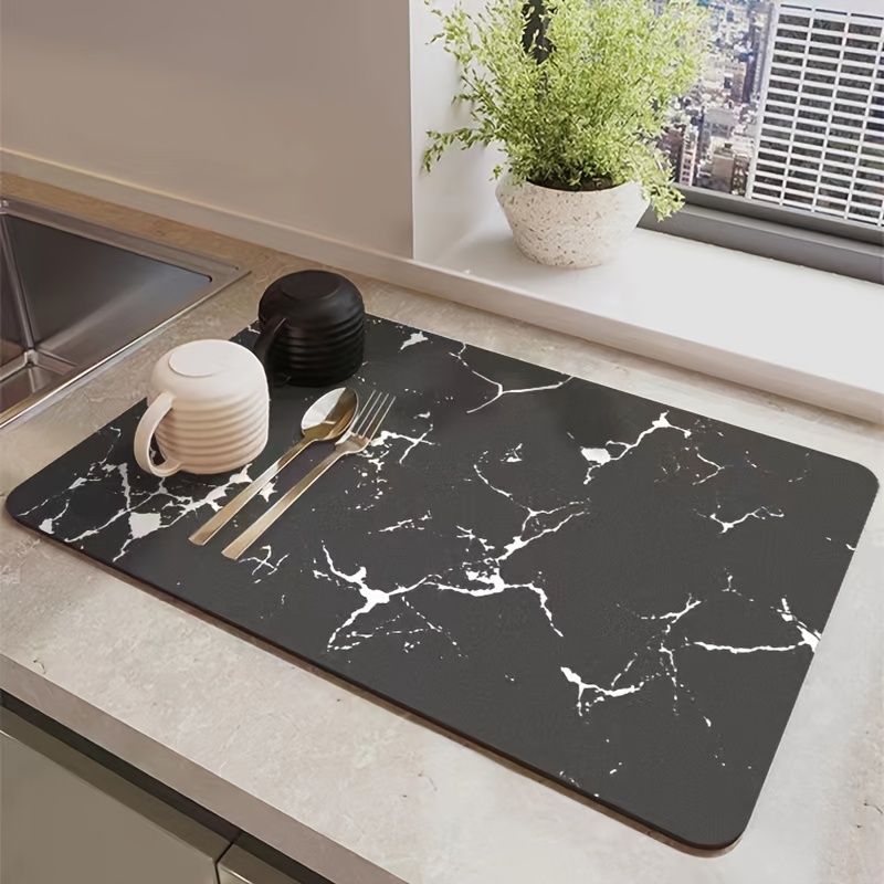 Absorbent Coffee Mat For Kitchen Counter Microfiber Dish - Temu