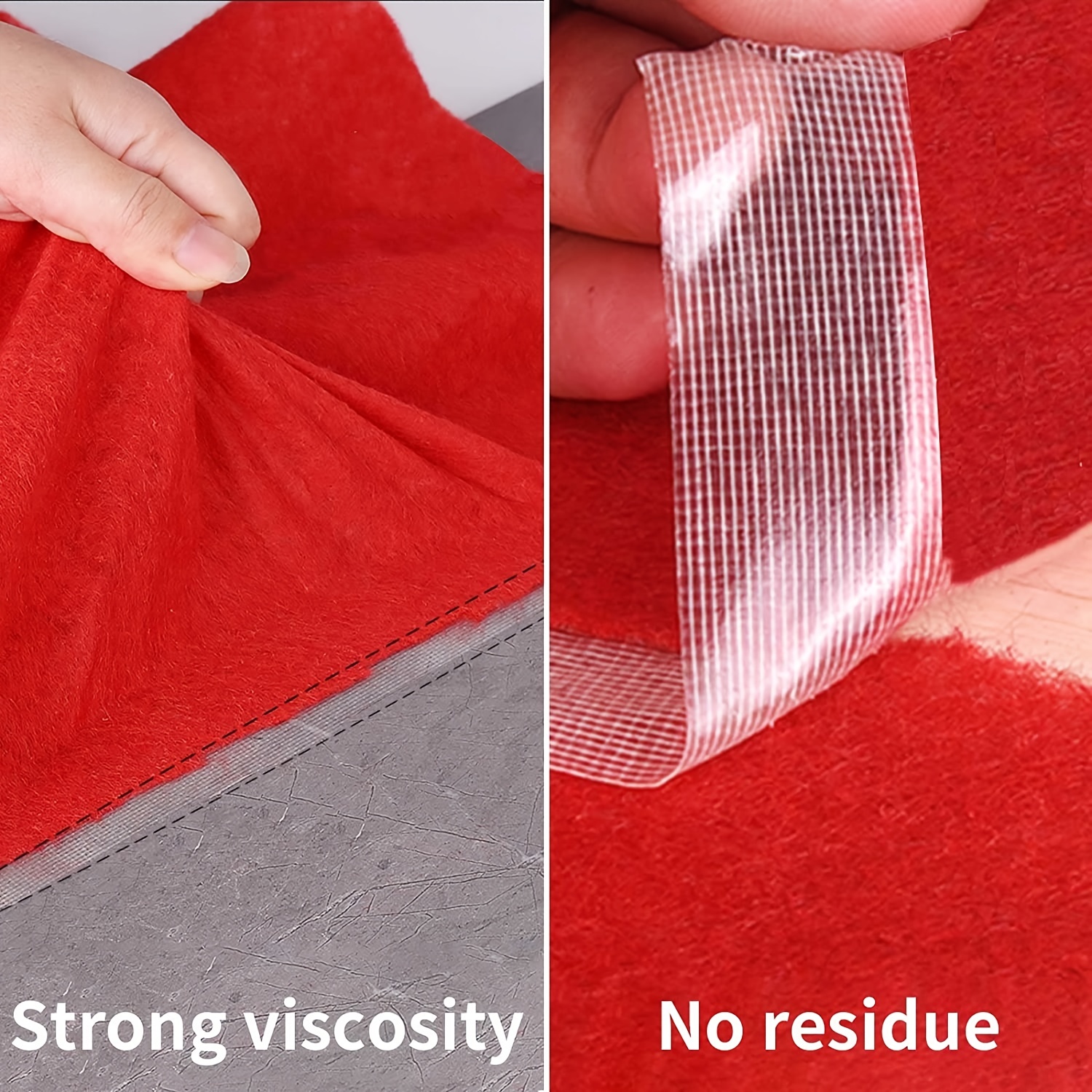 High Viscosity Double Sided Adhesive Tape for Carpet Leather Wall Floor Fixing