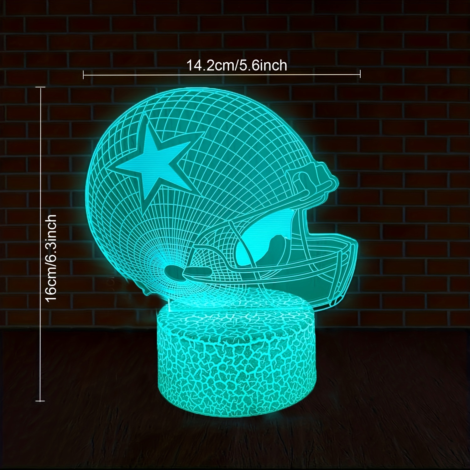 Dallas Cowboys 3D Optical illusion light