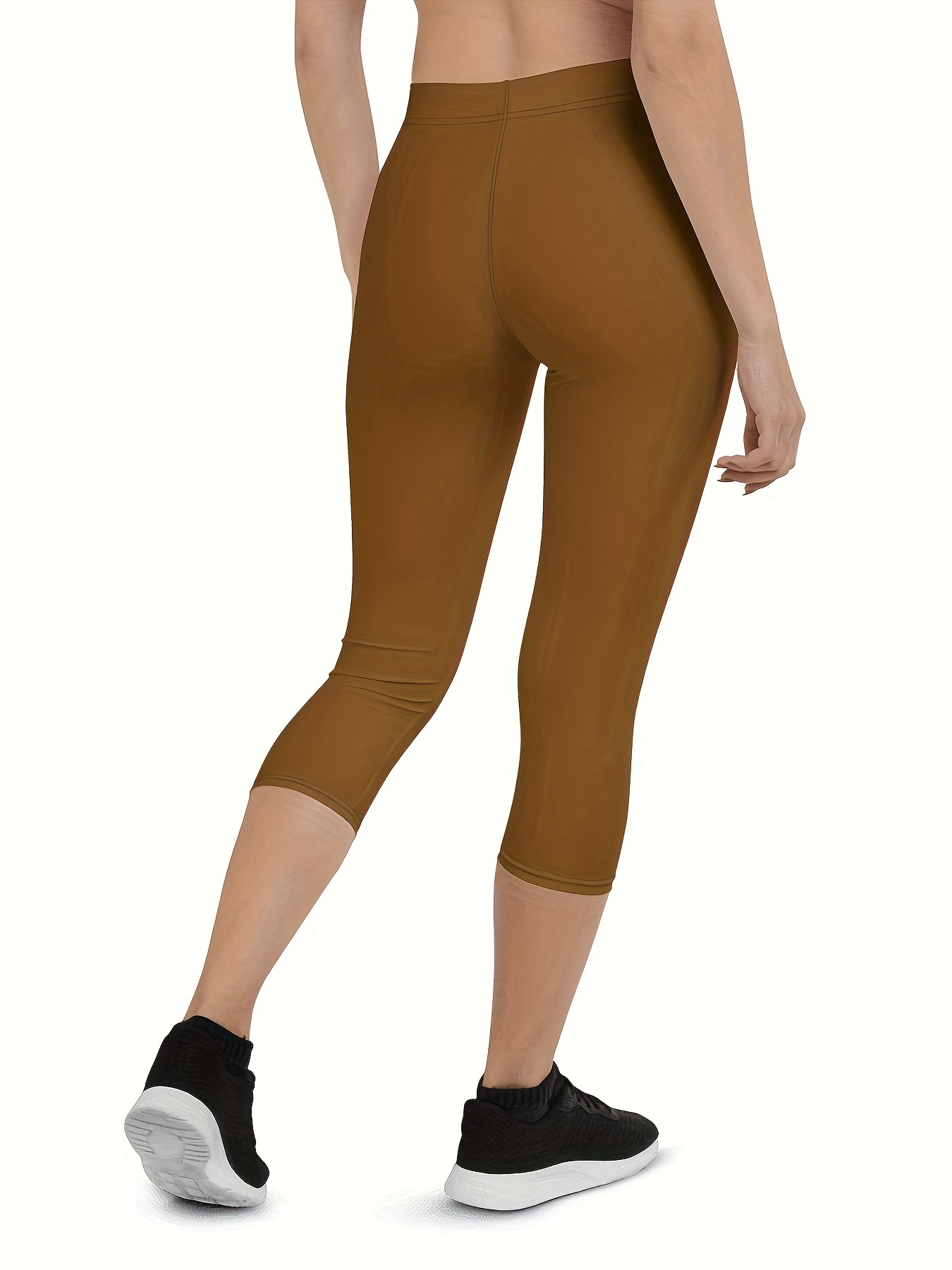 High Stretch Yoga Capri Pants Breathable Comfort Outwear - Temu