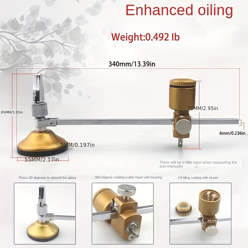  Glass Compass Glass Cutter Glass Cutting Tool Glass