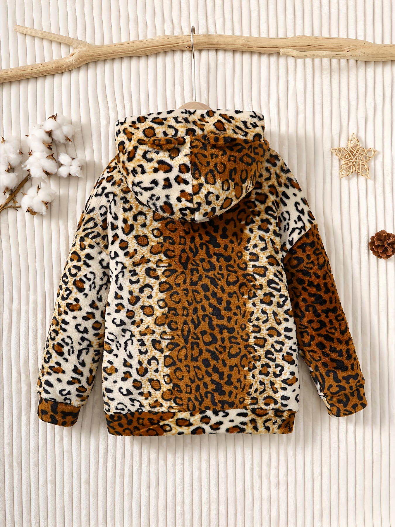 Furry hotsell leopard jacket