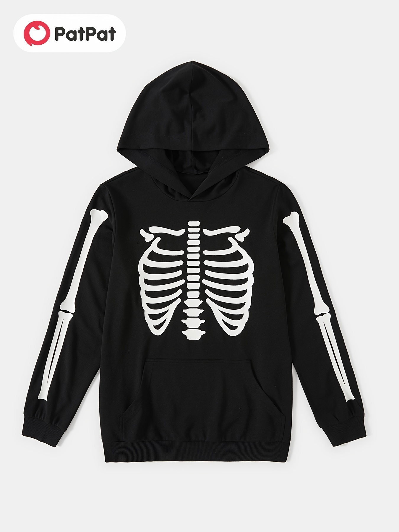 Black skeleton hot sale hoodie